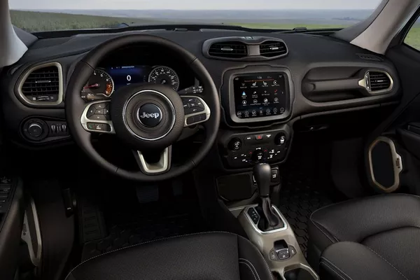 the interior of the Jeep Renegade 2018 Limited 4x2