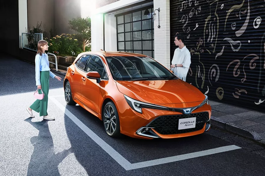 A picture of the 2023 Toyota Corolla Sport