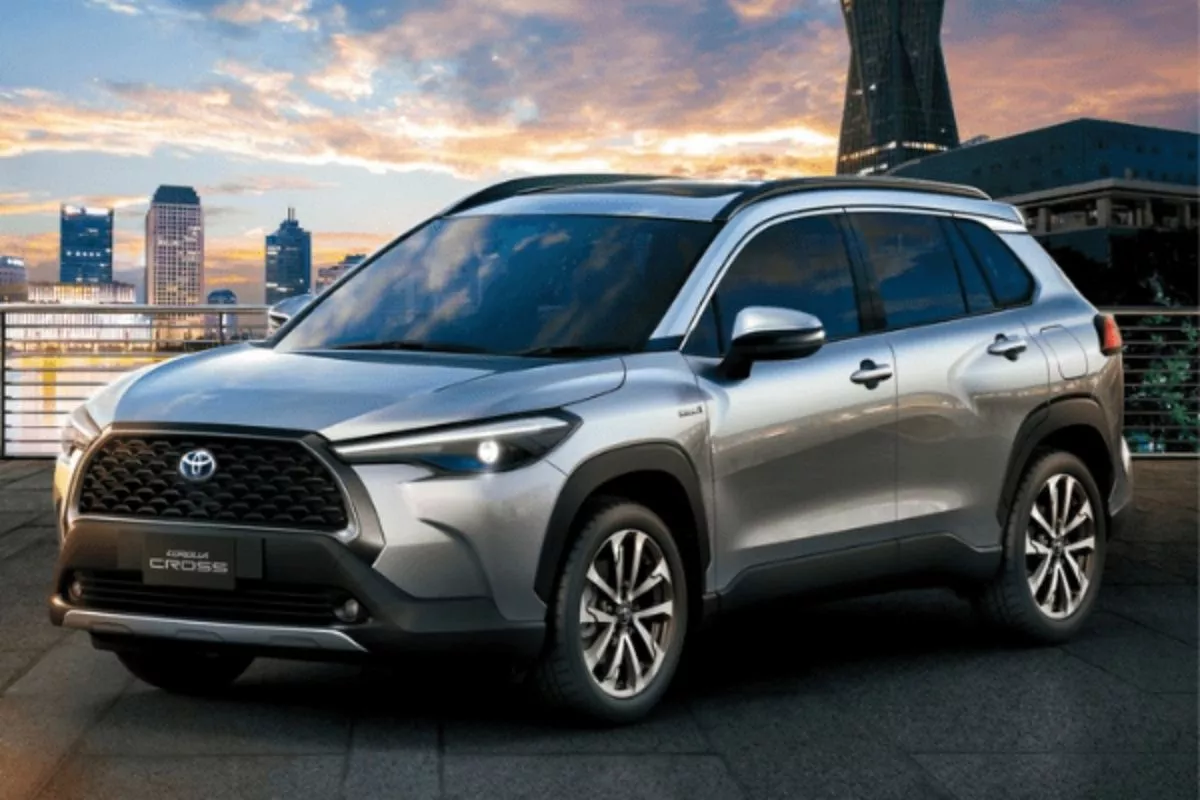 A picture of the Corolla Cross hybrid