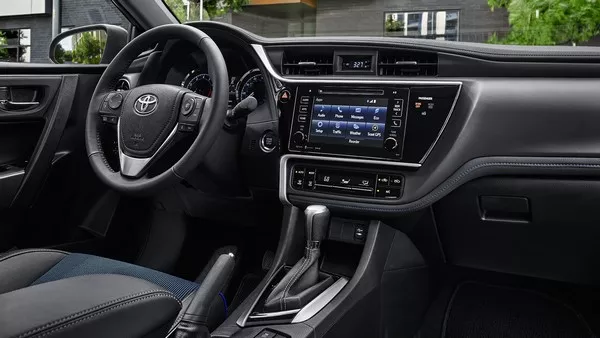 Front seats of the Toyota Corolla Hatchback 2019