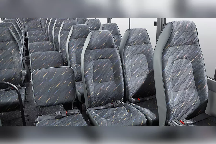 A picture of the refreshed County's refreshed seats.