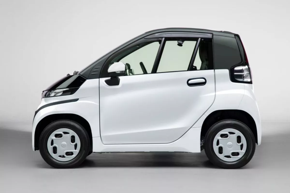 A picture of the side of the Toyota C Plus POD