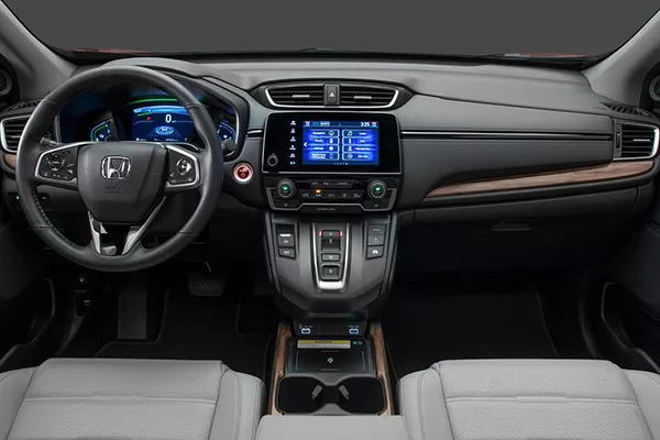 A picture of the interior of the Honda CR-V