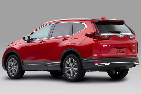 A picture of the rear of the Honda CR-V facelift