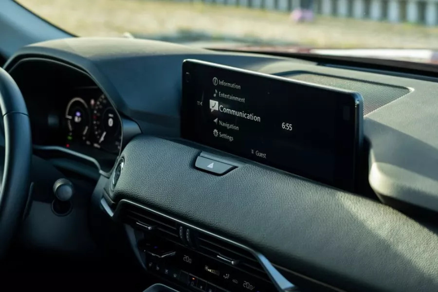 12.3-inch touchscreen