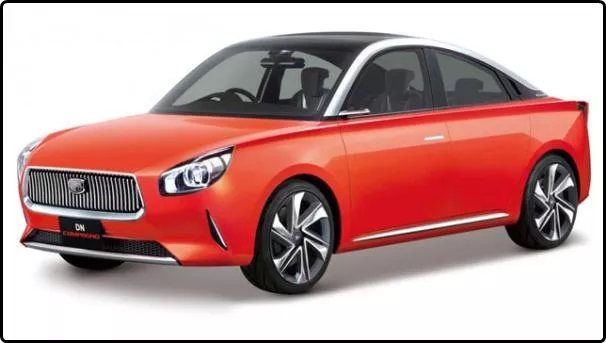 Angular front of the new Daihatsu DN Concept