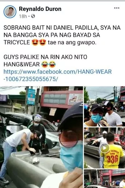 Daniel FB post