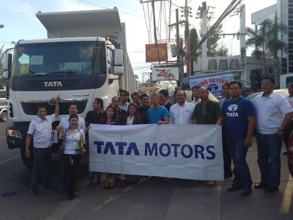 a group of people at Tata Motor Isabela's groundbreaking ceremony  