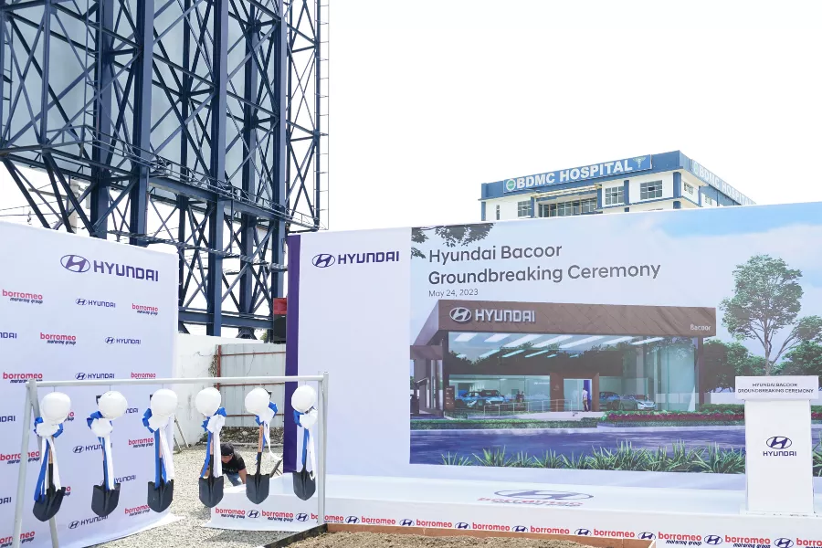 A picture of the site for the Hyundai Bacoor dealership