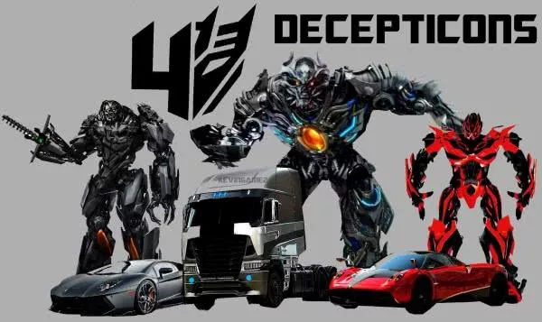 Decepticons from the transformers