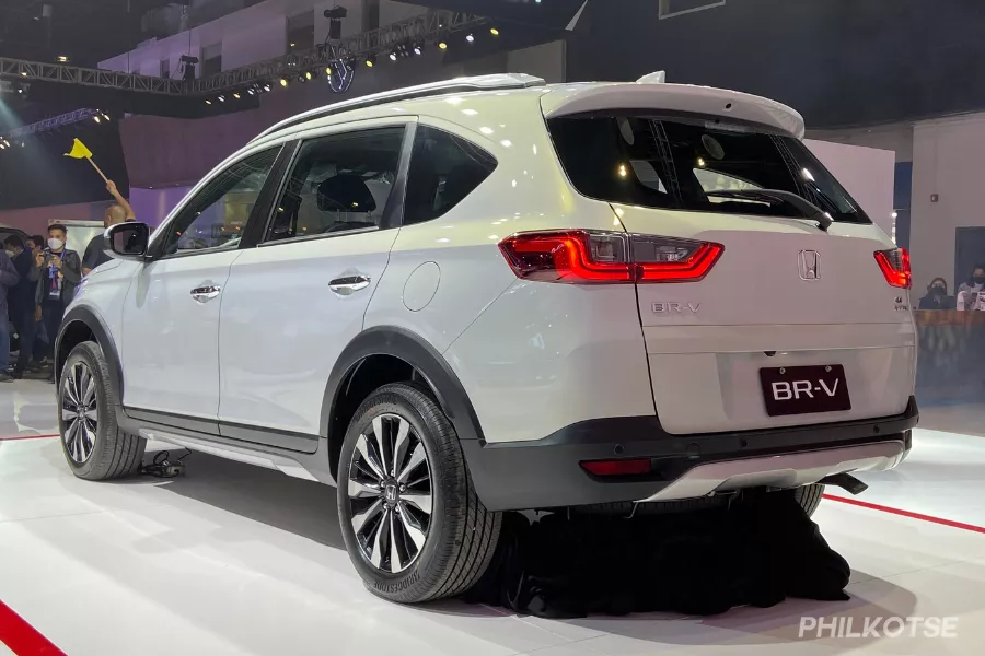 Next-gen Honda BR-V rear shot