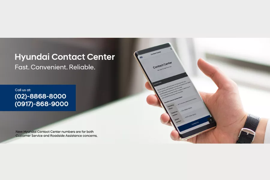 Hyundai Motor Philippines new hotline