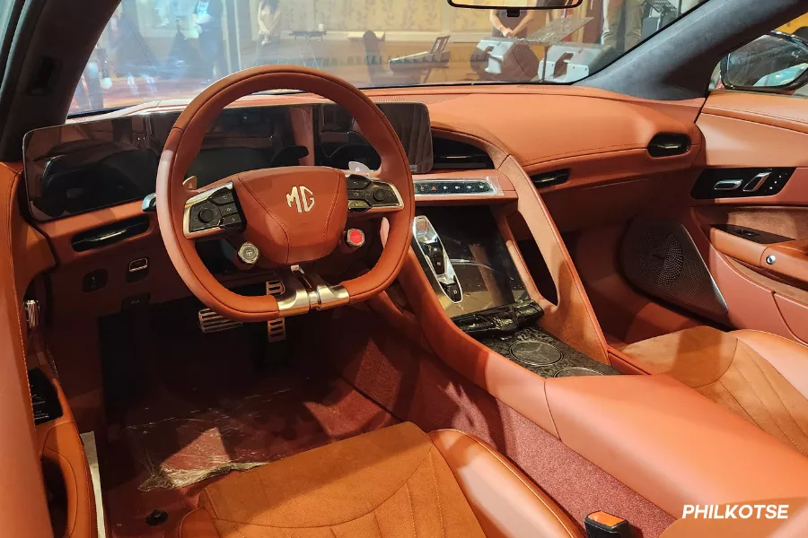 MG Cyberster interior