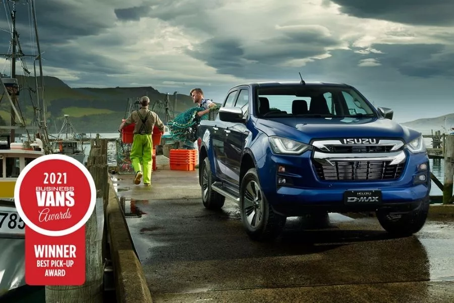 A picture of the Isuzu D-Max from the Isuzu UK website