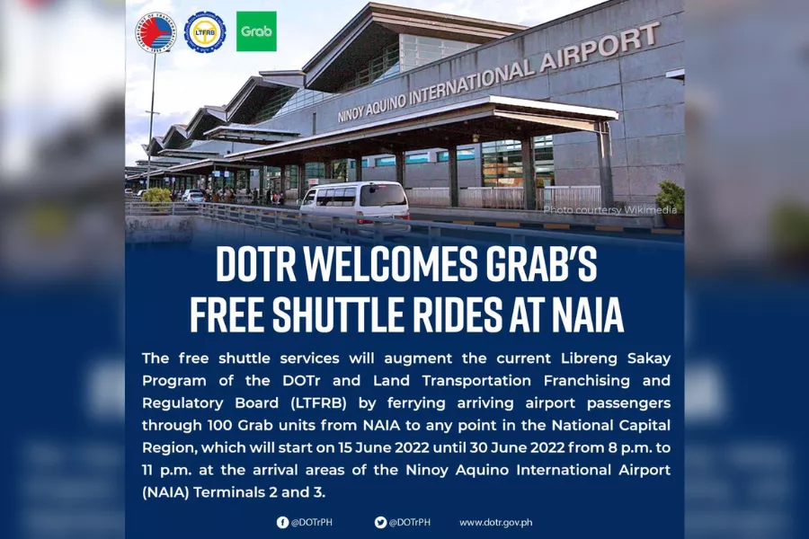 The official announcement from DOTr posted on FB