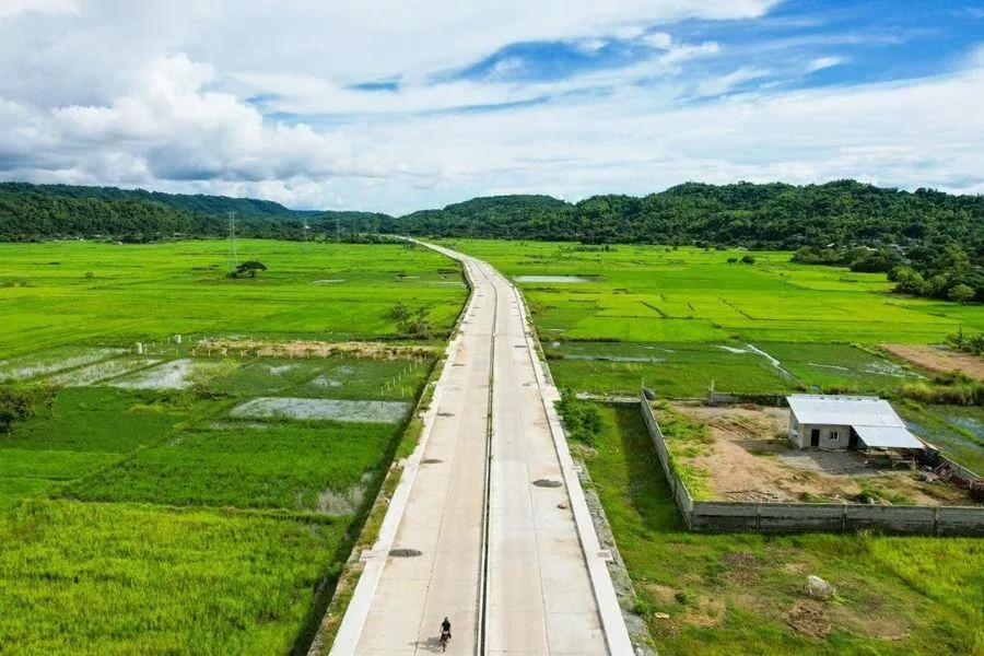 Bauang – San Fernando – San Juan Bypass Road top view