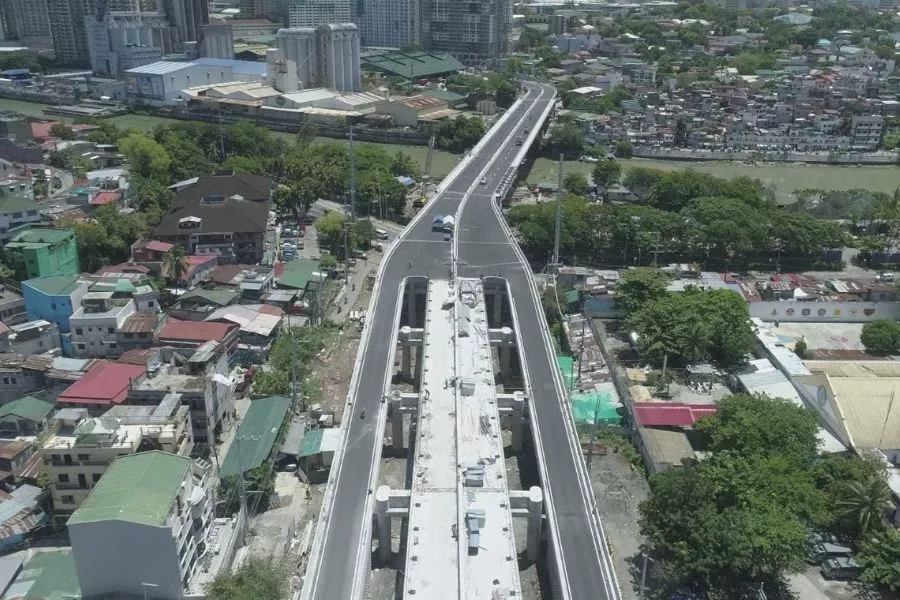 BGC-Ortigas Center Link Road aerial view