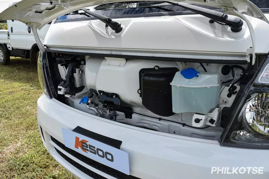 The K2500's access panel also holds its jack A picture of the K2500 access panel