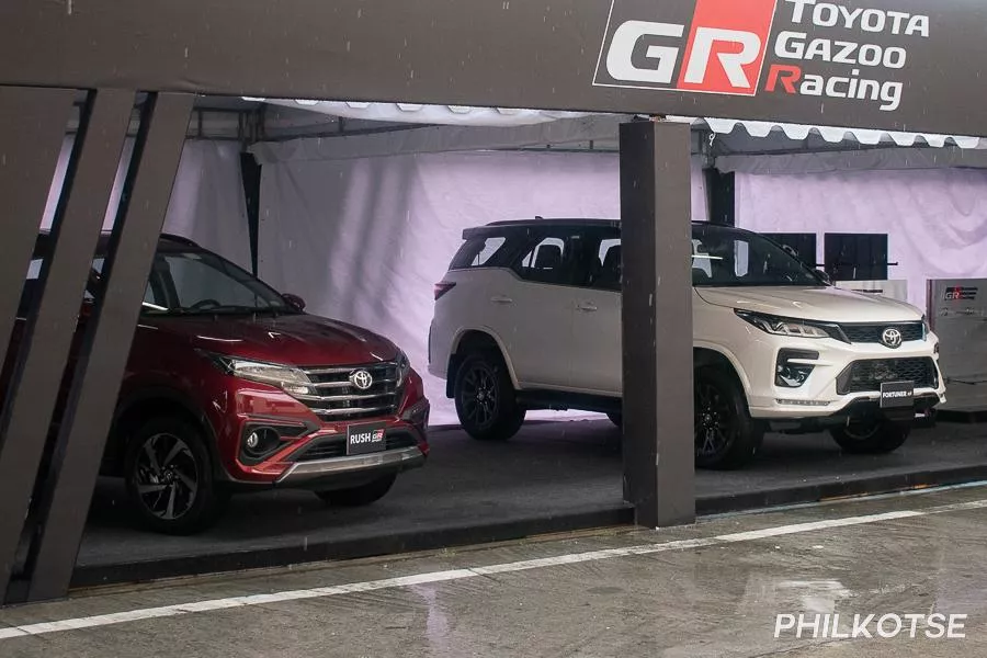 A picture of the GR Rush and the GR Fortuner
