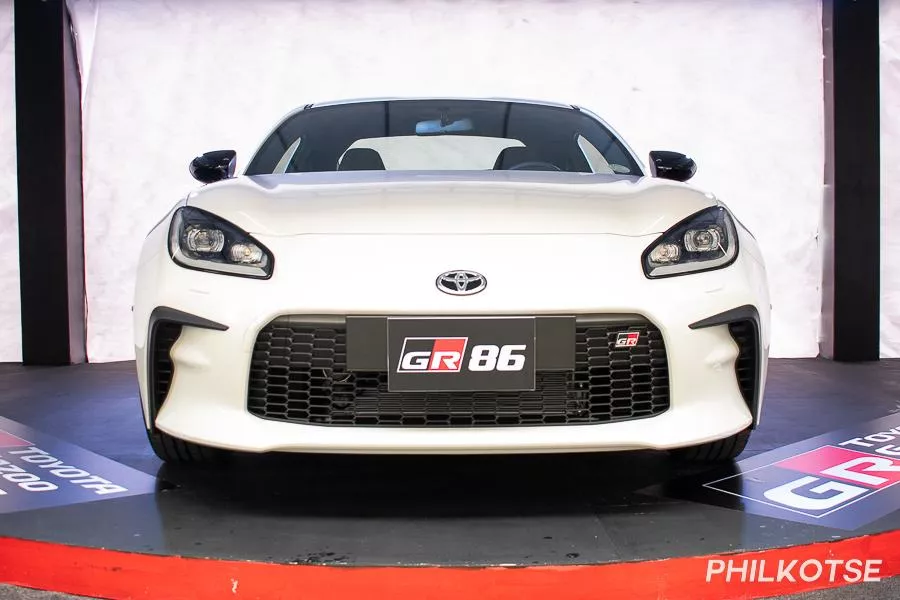 PH-spec 2023 Toyota GR86 front shot