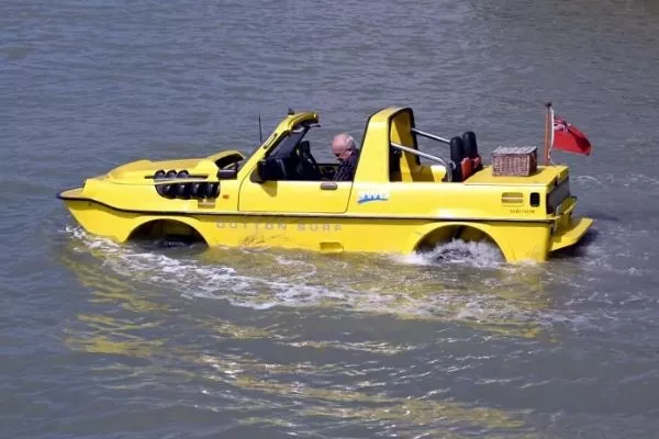 A picture of the Dutton Surf on the water