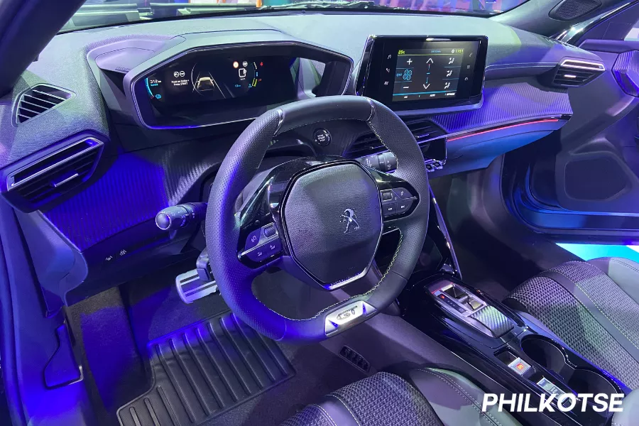 Peugeot e-2008's interior