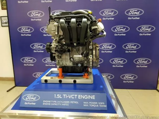 Ford EcoSport 2018's 1.5-liter Ti-VCT engine