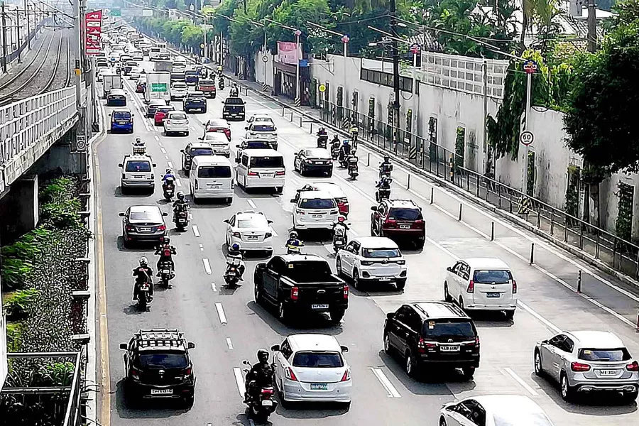 EDSA with traffic