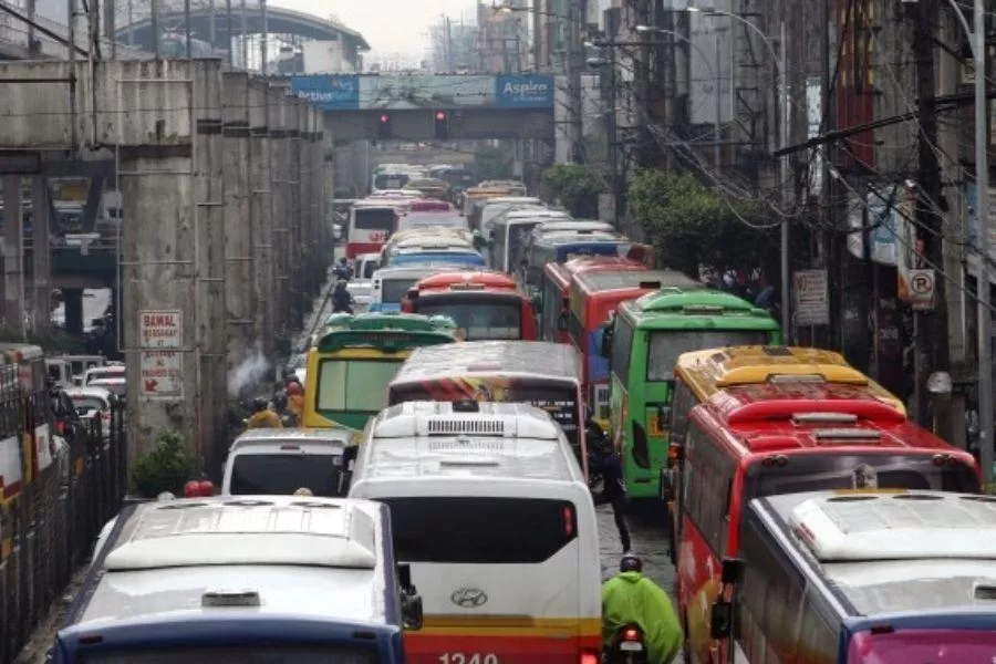 EDSA with buses