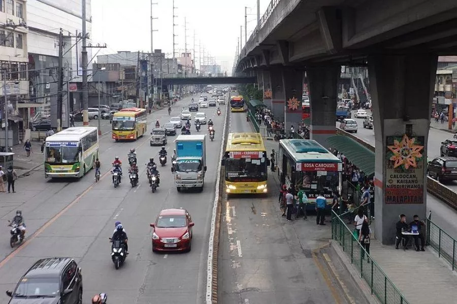 EDSA with buses