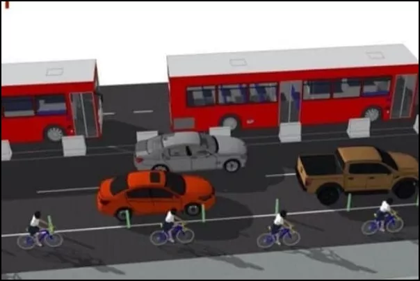 Bicycles will have free reign on the outermost lanes EDSA 2