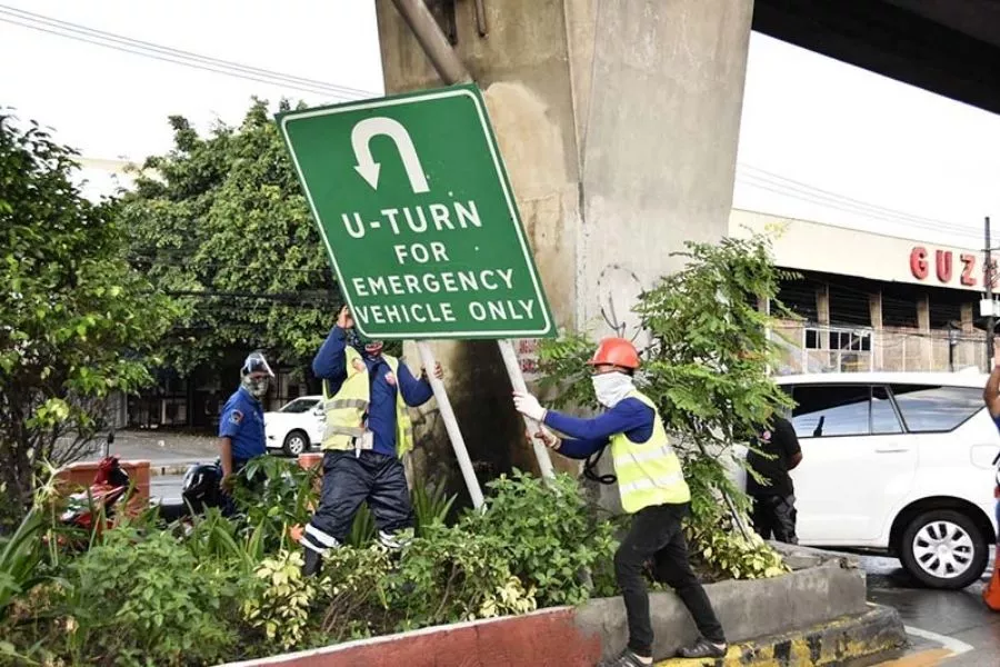MMDA reopening of Dario U-turn slot