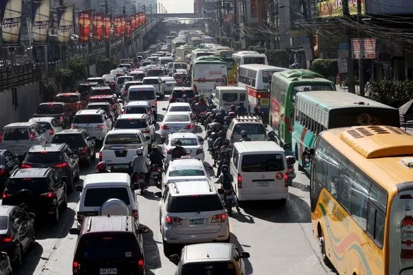 How much more can we take of this? A picture of EDSA with very heavy traffic.