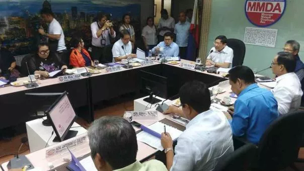 A meeting of the Metropolitan Manila Development (MMDA) 