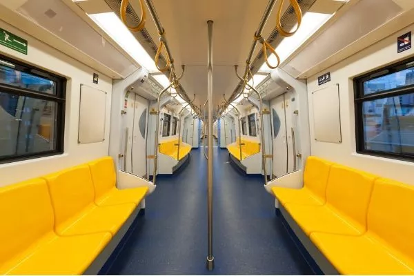 empty train