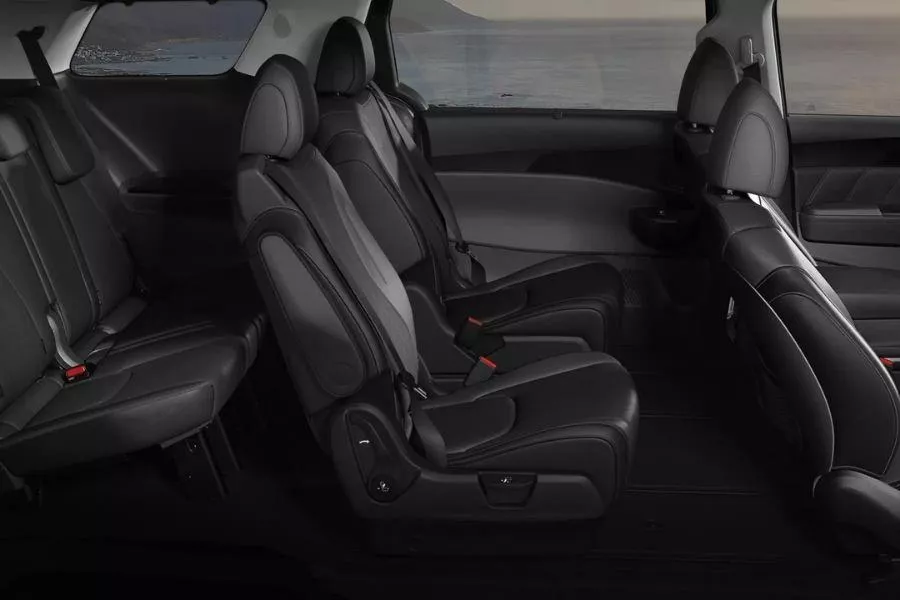 A picture of the Carnival EX's captain seats