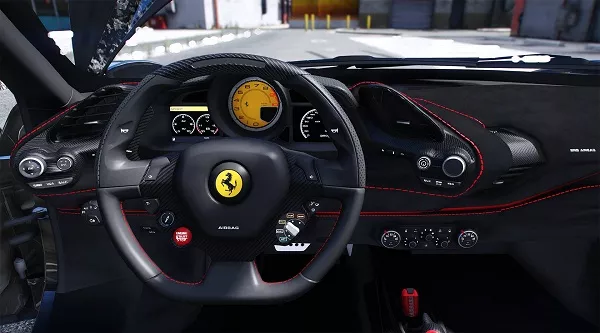 Ferrari 488 Pista Spider Interior