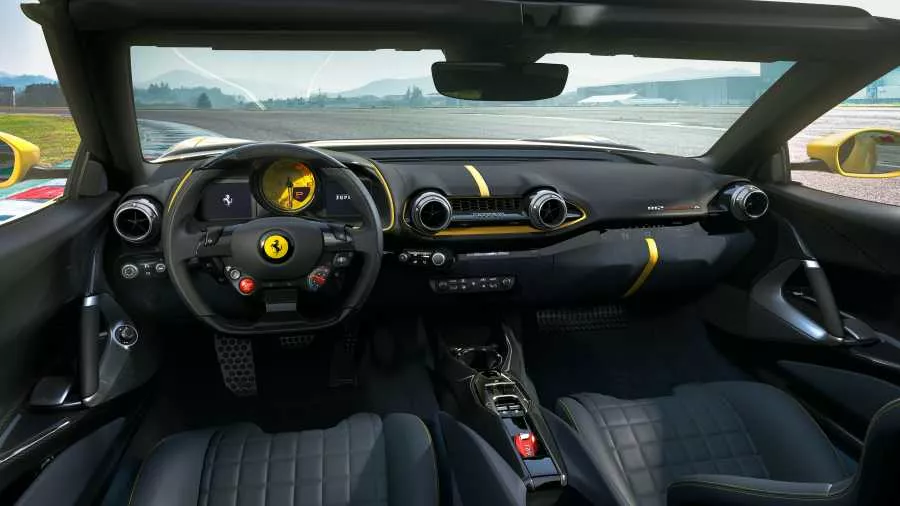812 Competizione interior 