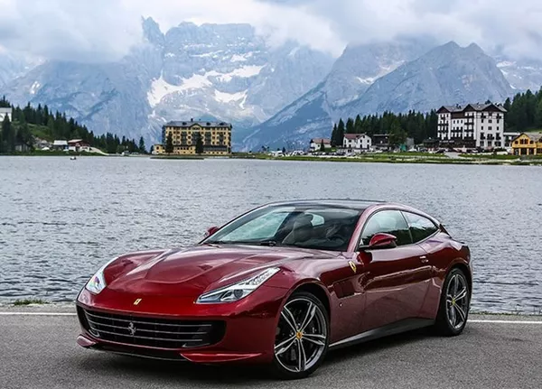 angular front of the Ferrari GTC4 Lusso