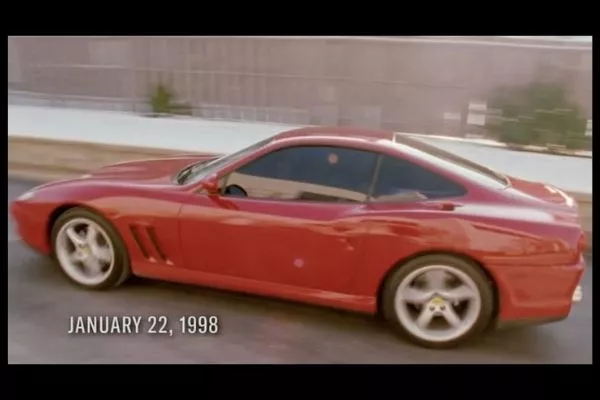 A picture of MJ's Ferrari Maranello