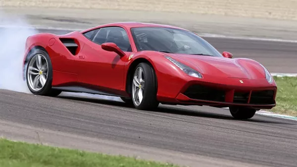Ferrari V8 hybrid powertrain