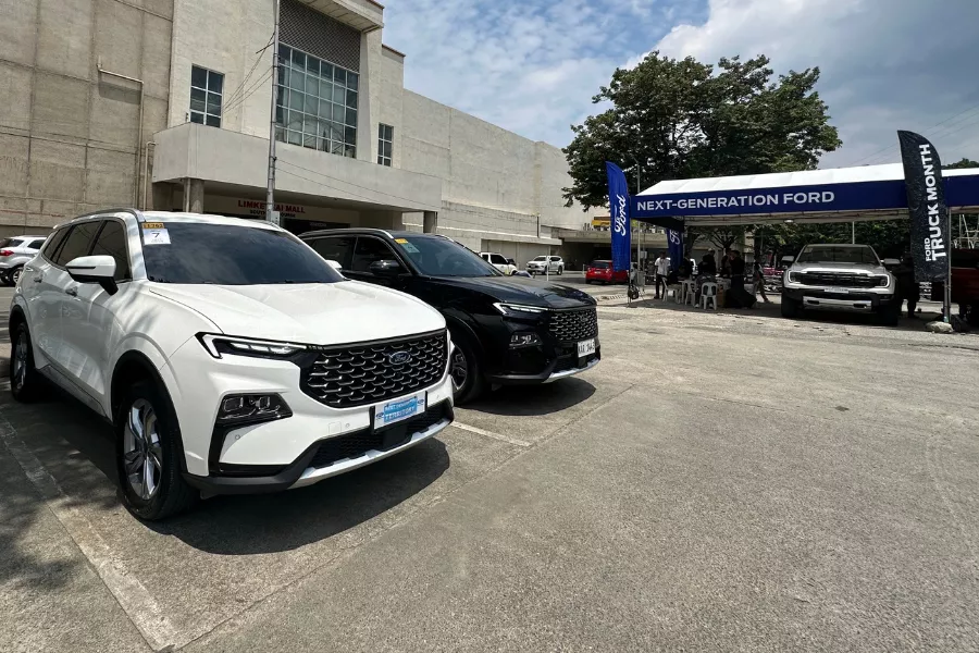 A picture of the Ford Territory at the FIC