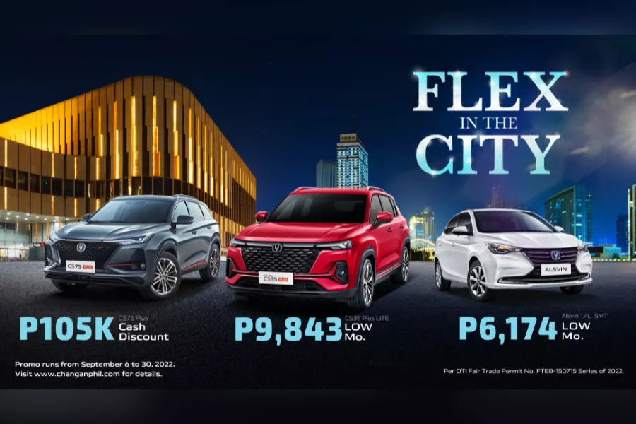 A picture of the Flex in the City promo