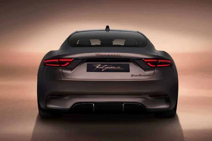 A picture of the rear of the GranTurismo Folgore