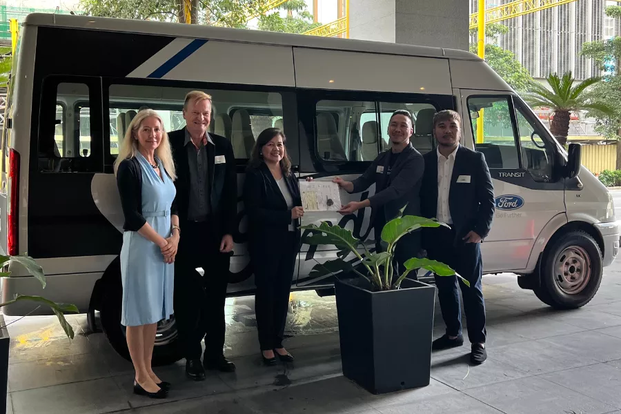 Ford Transit with Scholars of Sustenance