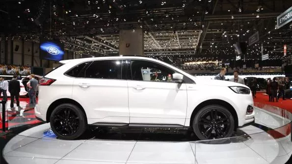 Ford Edge 2019 ST Line at Geneva Motor Show side view