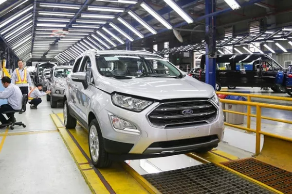 A Ford auto assembly line in Hai Duong Province, Vietnam