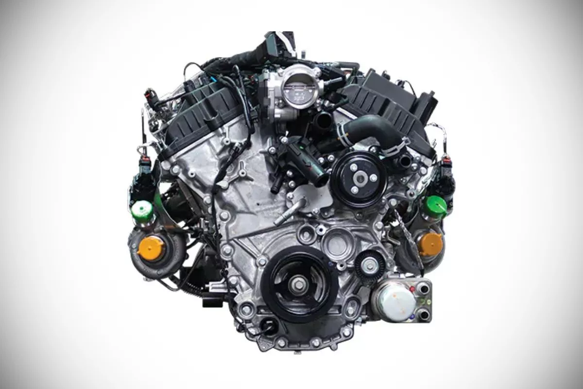 A picture of the F-150 PH-spec engine