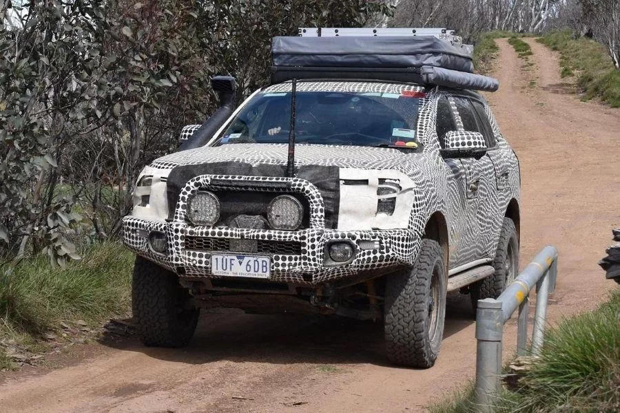 New Ford Everest front view