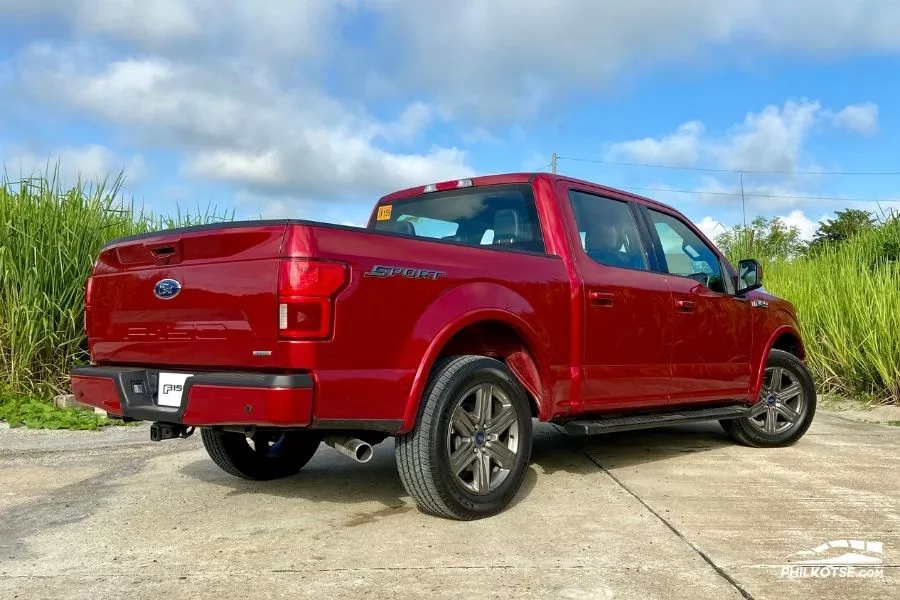 Ford F-150 rear view
